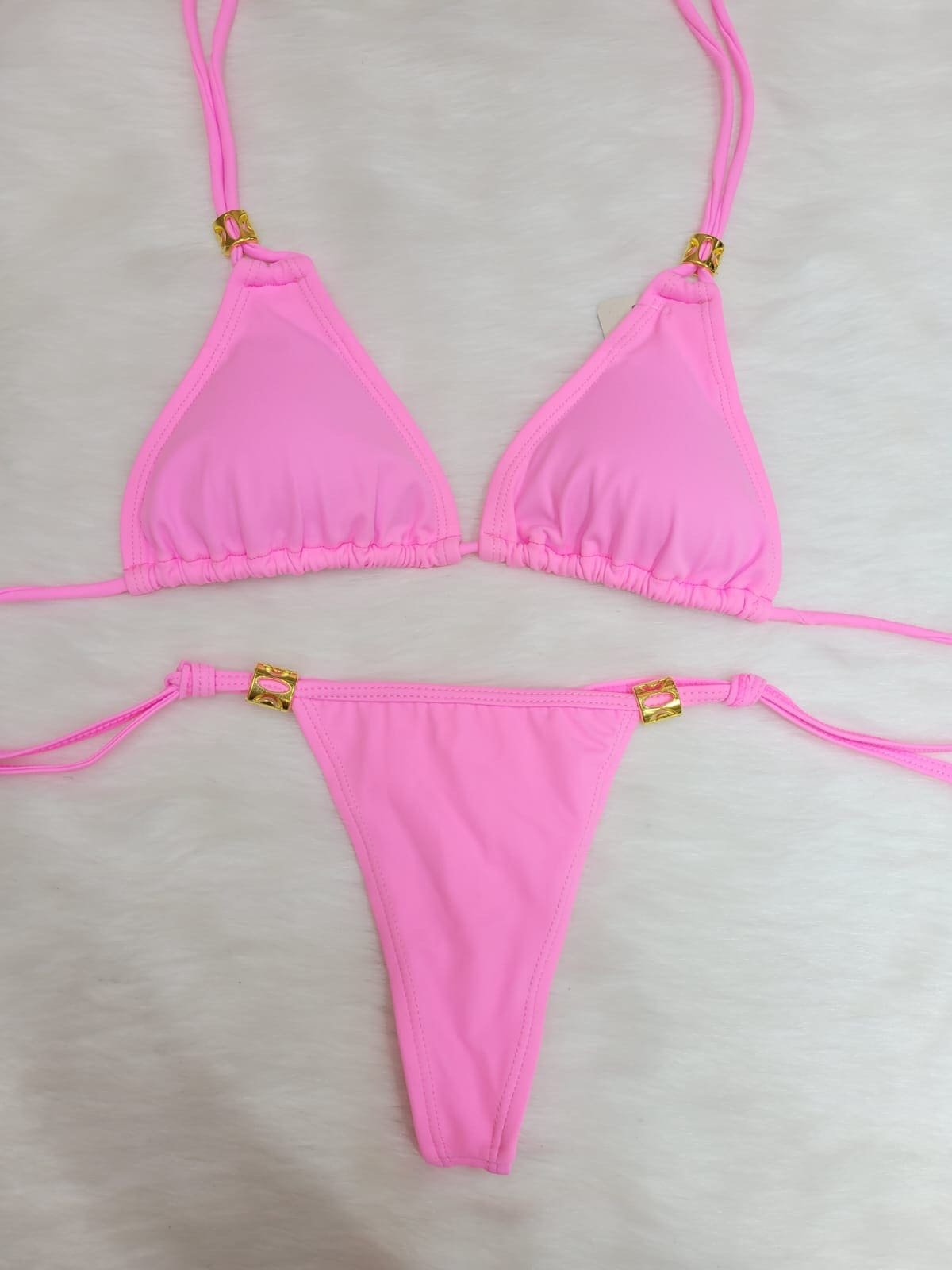 Traje de baño tipo bikini de licra elástica "Asoleador"