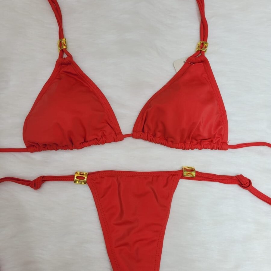 Traje de baño tipo bikini de licra elástica "Asoleador"