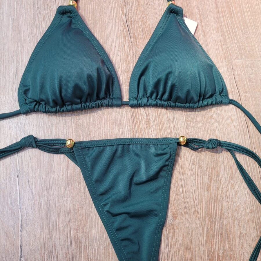 Traje de baño tipo bikini de licra elástica "Asoleador"