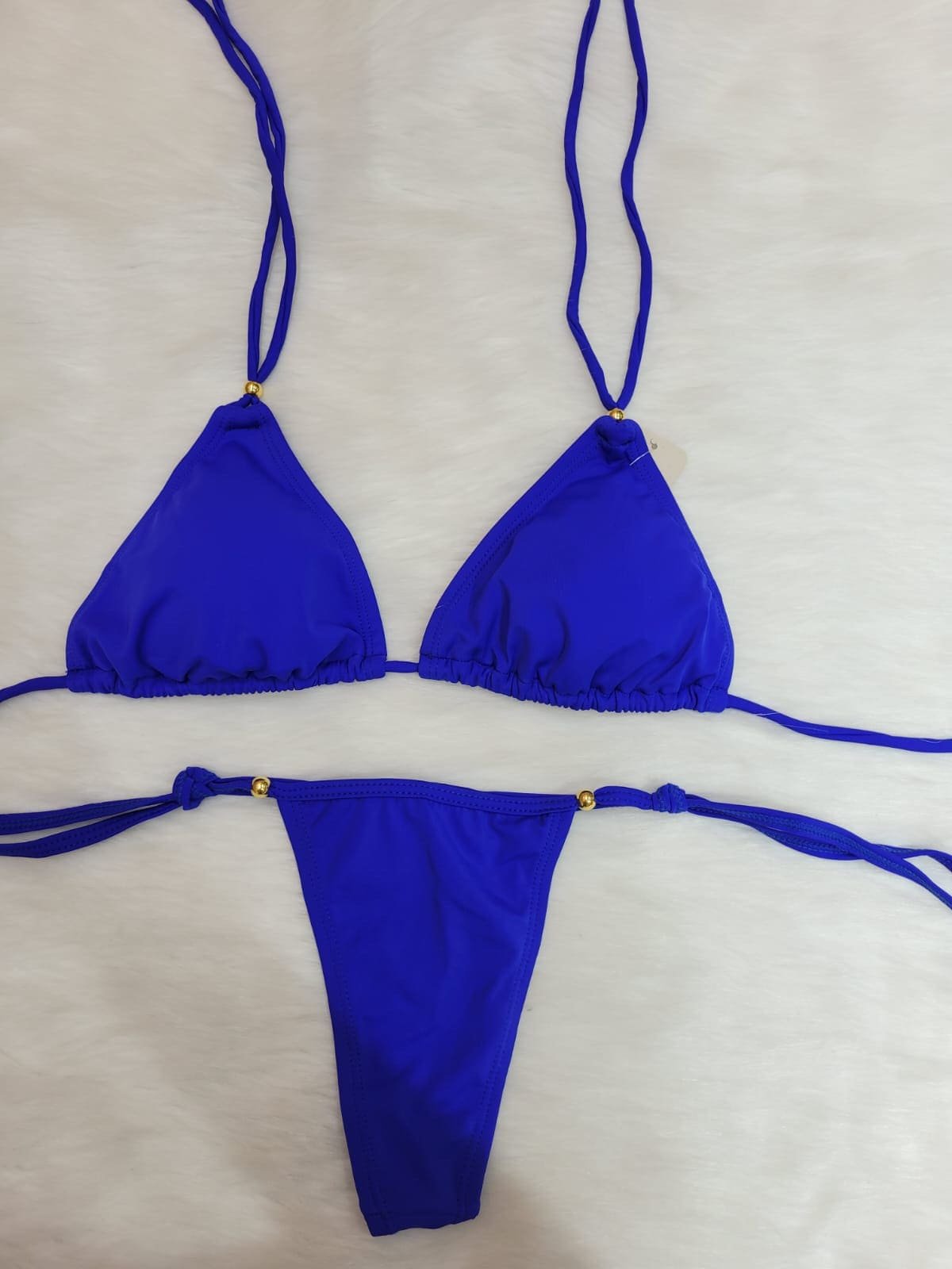 Traje de baño tipo bikini de licra elástica "Asoleador"